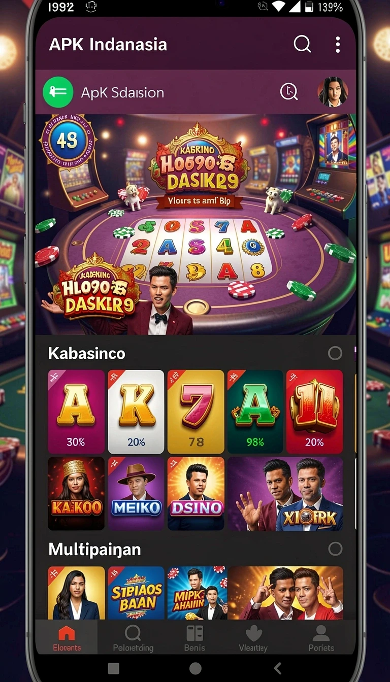 Tampilan utama aplikasi Aplikasi keristoto77 Paling Baru untuk Android yang intuitif dan efisien.
