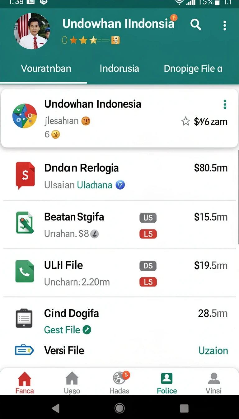 Tampilan utama aplikasi Unduh juragan805 APK Gratis untuk Android yang intuitif dan efisien.