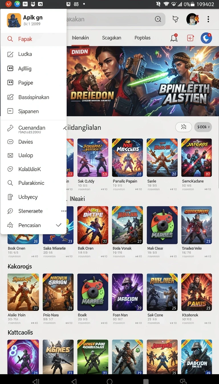 Tampilan utama aplikasi dewajitu App Terbaru: Fitur Unggulan dan Download yang intuitif dan efisien.