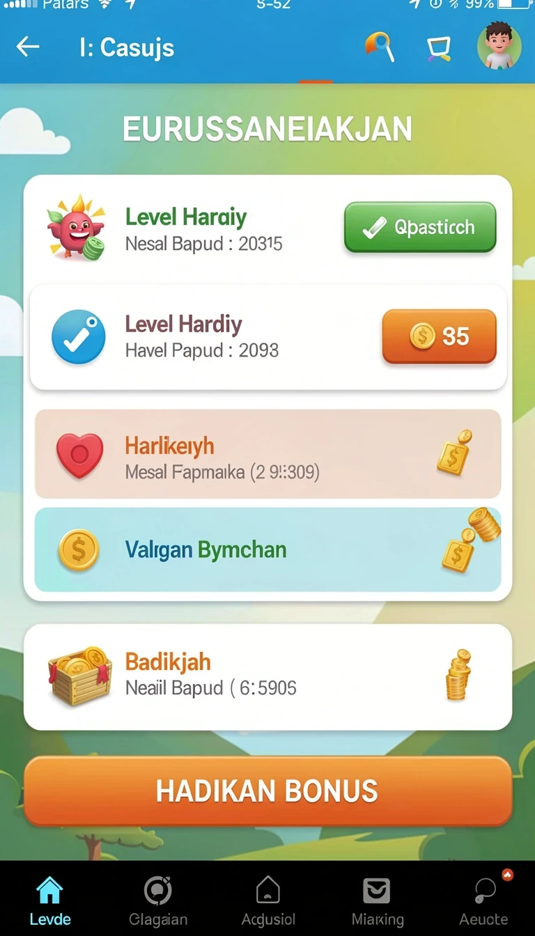 Tampilan utama aplikasi wow77 APK Terbaru untuk Perangkat Android yang intuitif dan efisien.