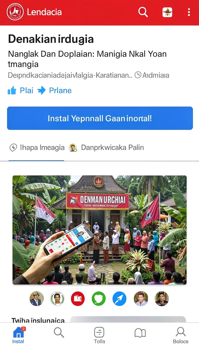 Tampilan utama aplikasi Aplikasi rpvip5 Terbaru: Review dan Link Download yang intuitif dan efisien.