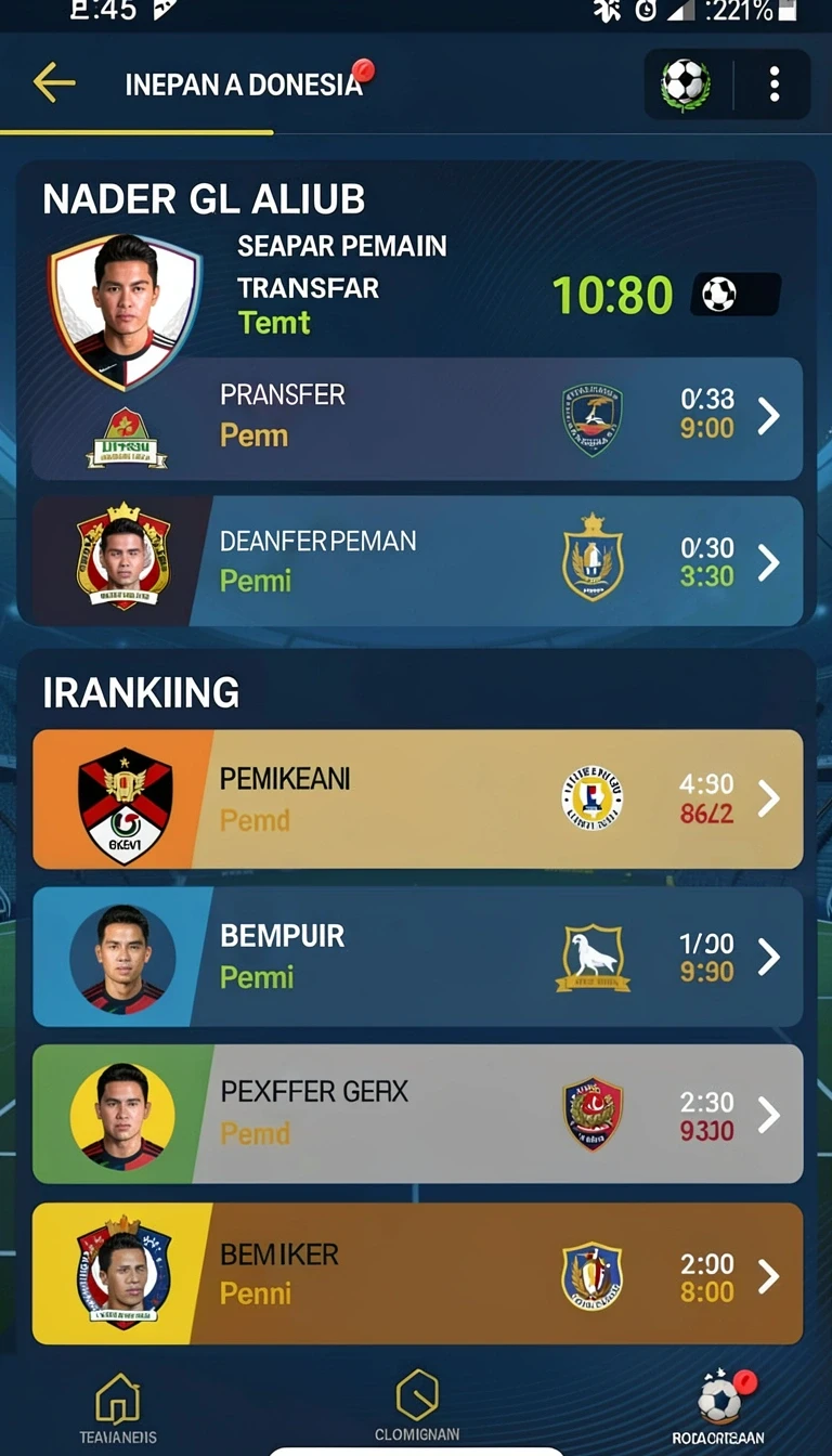 Tampilan utama aplikasi borneo303 APK Versi Terbaru untuk Android 2026 yang intuitif dan efisien.