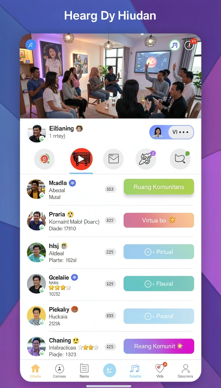 Tampilan utama aplikasi Kelebihan dan Fitur Aplikasi dewi222 Terbaru yang intuitif dan efisien.
