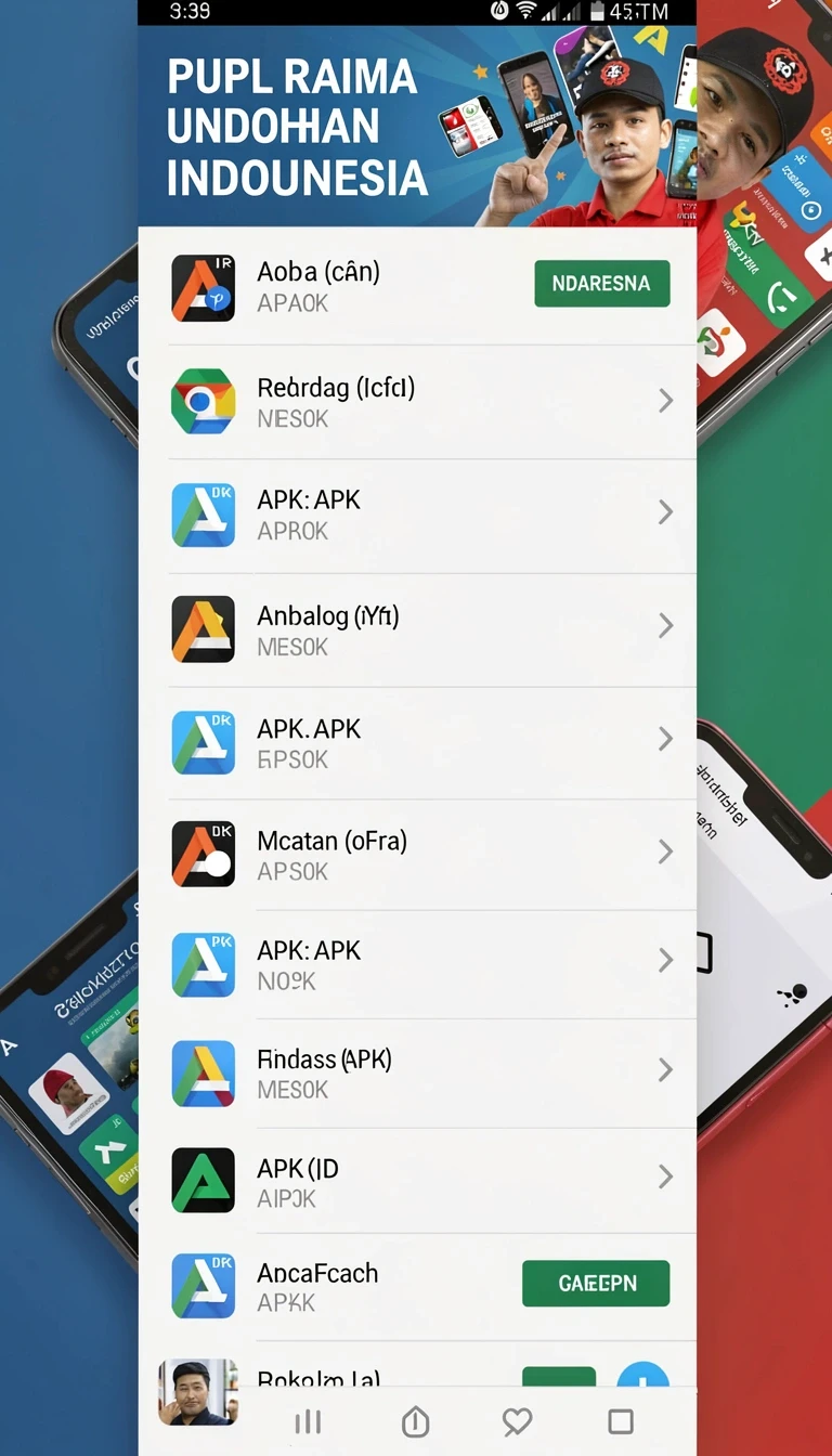 Tampilan utama aplikasi mlbb App APK Terbaru yang intuitif dan efisien.
