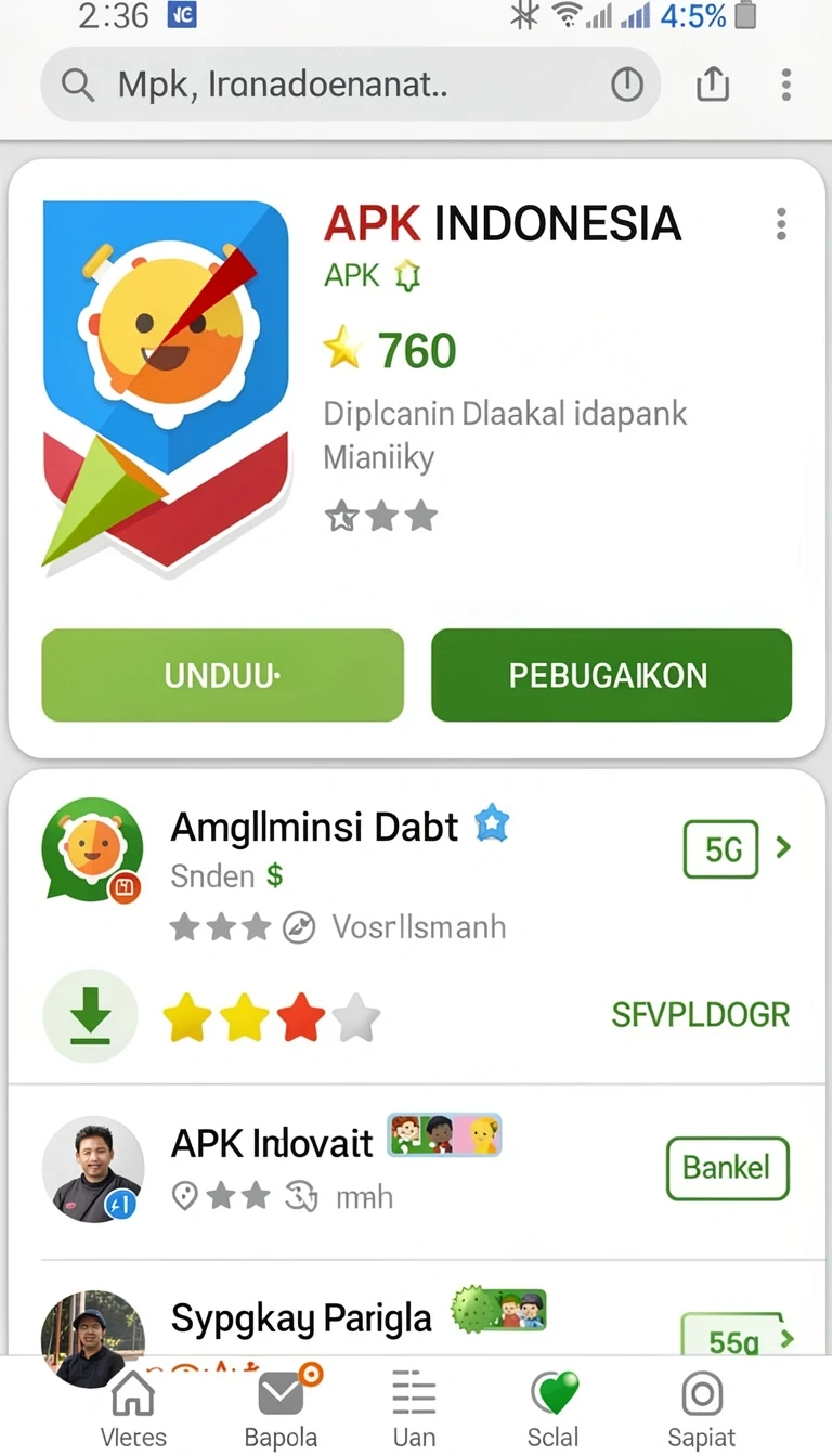 Tampilan utama aplikasi boscuan77 Terbaru: Review Aplikasi dan Link Unduh yang intuitif dan efisien.