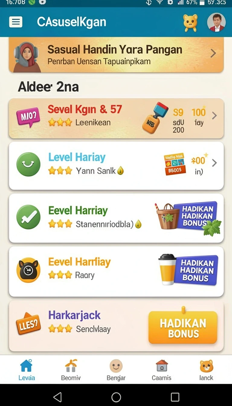 Tampilan utama aplikasi Aplikasi open Terbaru dan Terlengkap yang intuitif dan efisien.