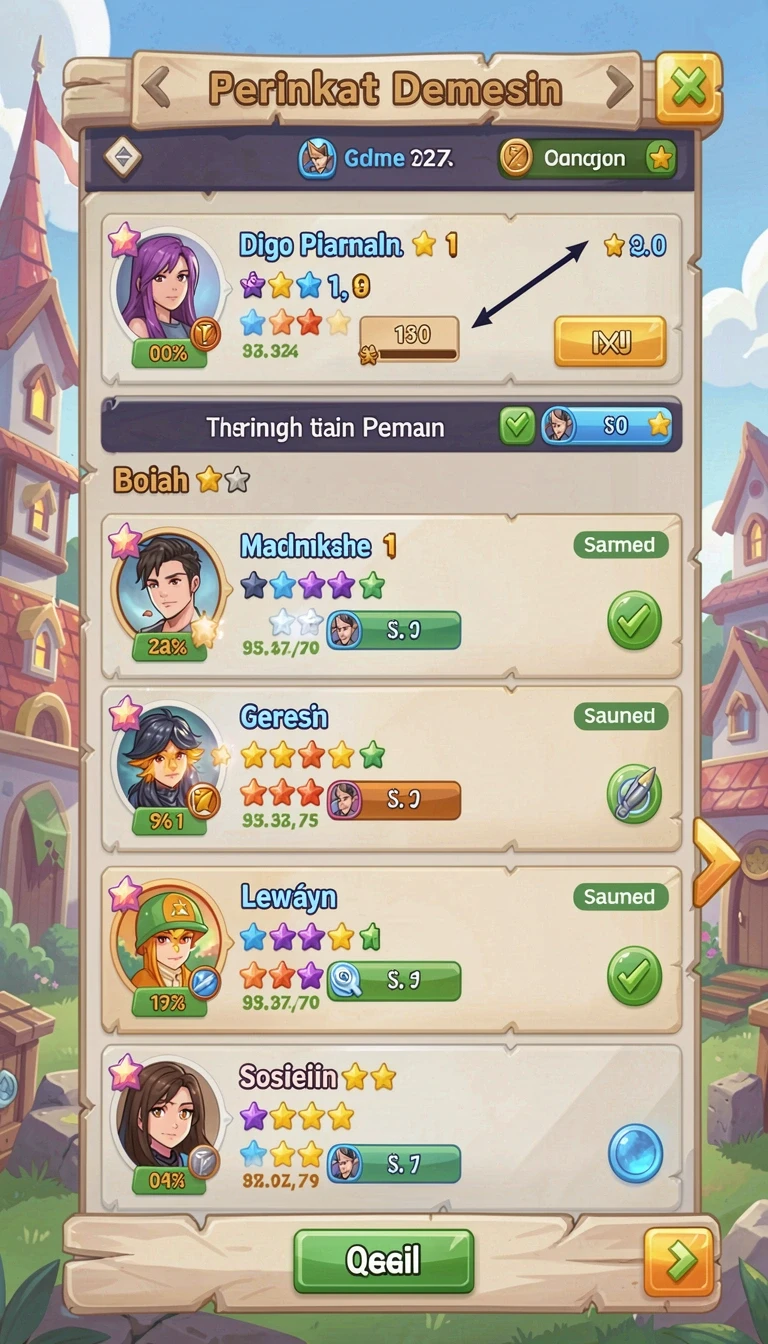 Tampilan utama aplikasi id777 App APK Terbaru yang intuitif dan efisien.