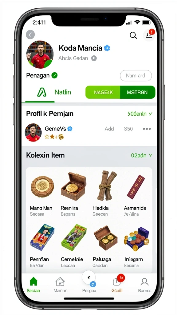 Tampilan utama aplikasi pho88 APK Full Version untuk Android yang intuitif dan efisien.